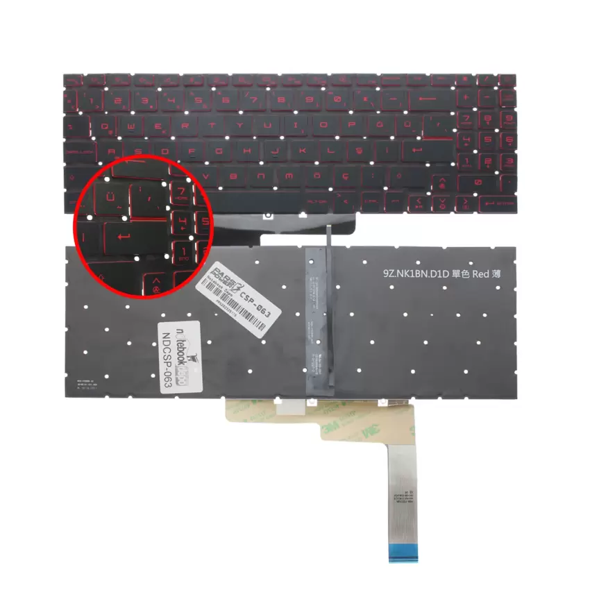 Game Garaj Slayer4 7XL-4070 Klavye Işıklı (Siyah TR)