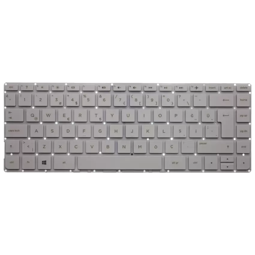 HP Pavilion x360 13-s102nt (P4A53EA) Notebook Klavye (Beyaz TR)