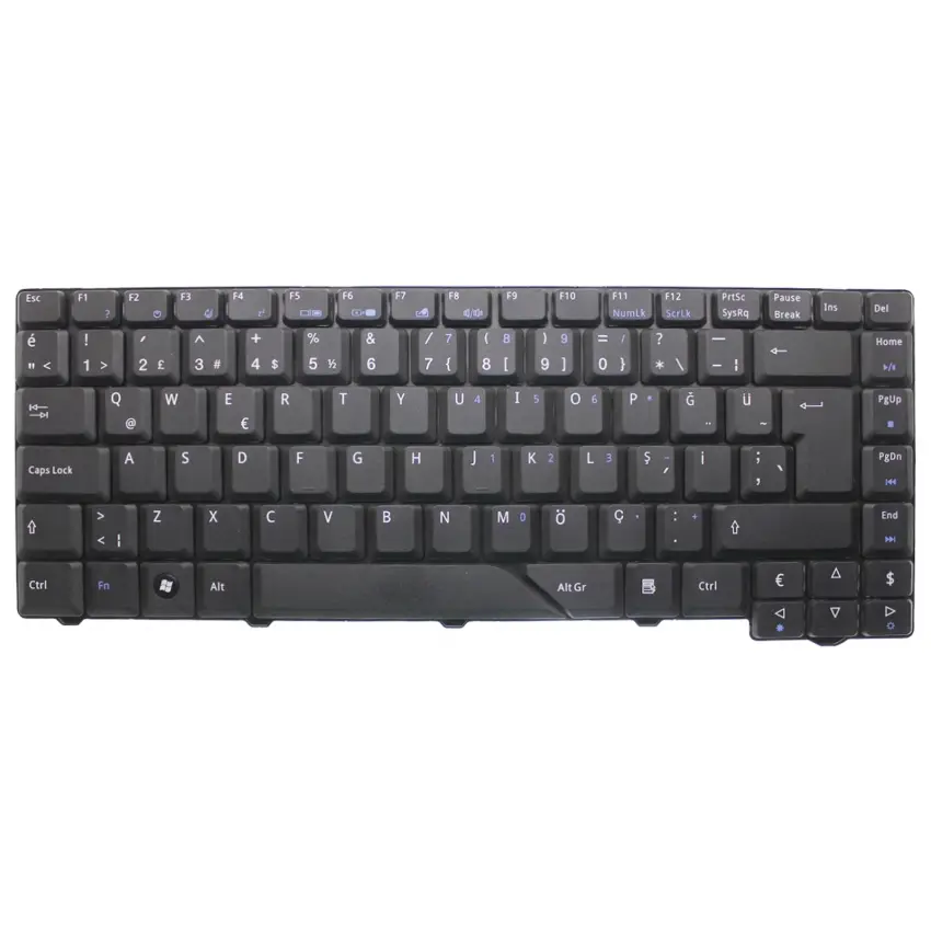 Acer Aspire 4730, 4730G, 4730Z, 4730ZG, 4900 Notebook Klavye (Siyah TR)