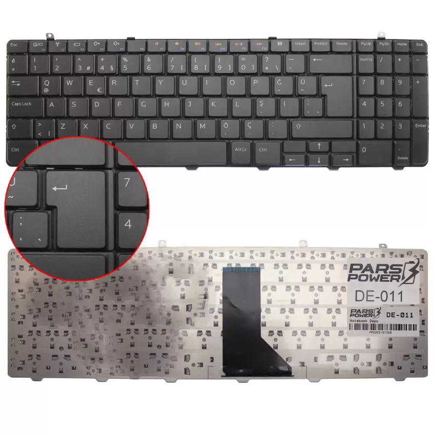 Dell NSK-DR0SQ 01 Notebook Klavye (Siyah TR)