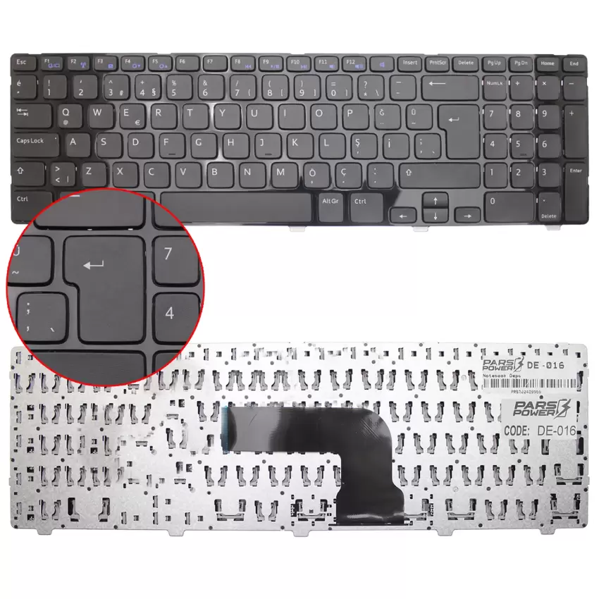 Dell Latitude E3540 CA011L35406EM Notebook Klavye (Siyah TR)