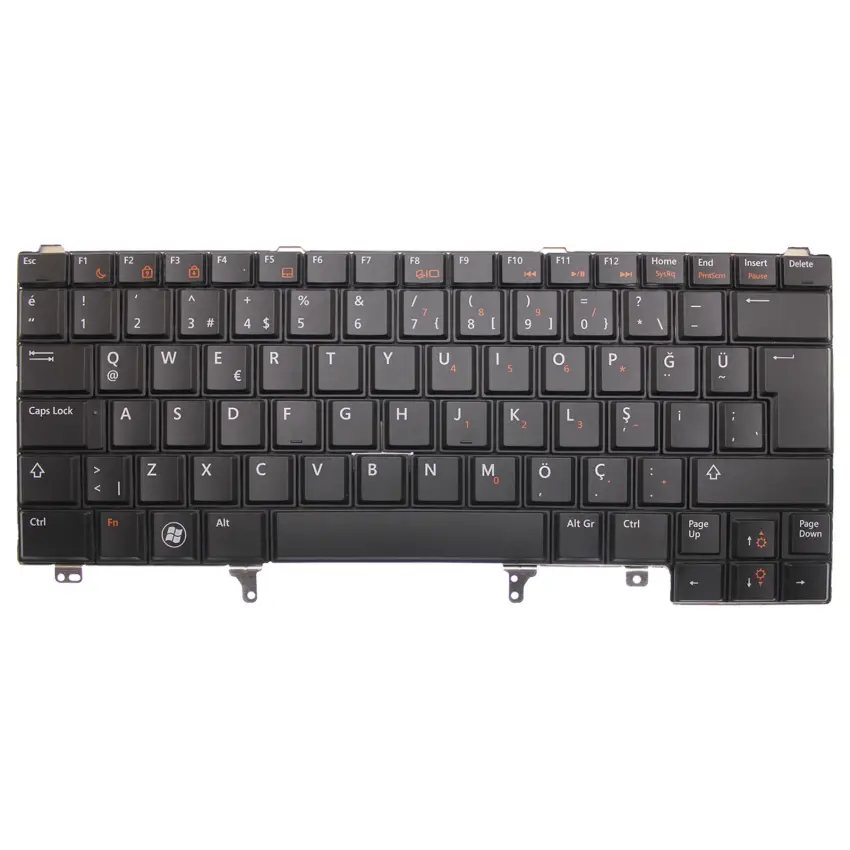 Dell 0C7FHD, 088J7Y, 88J7Y Uyumlu Notebook Klavye (Siyah TR)