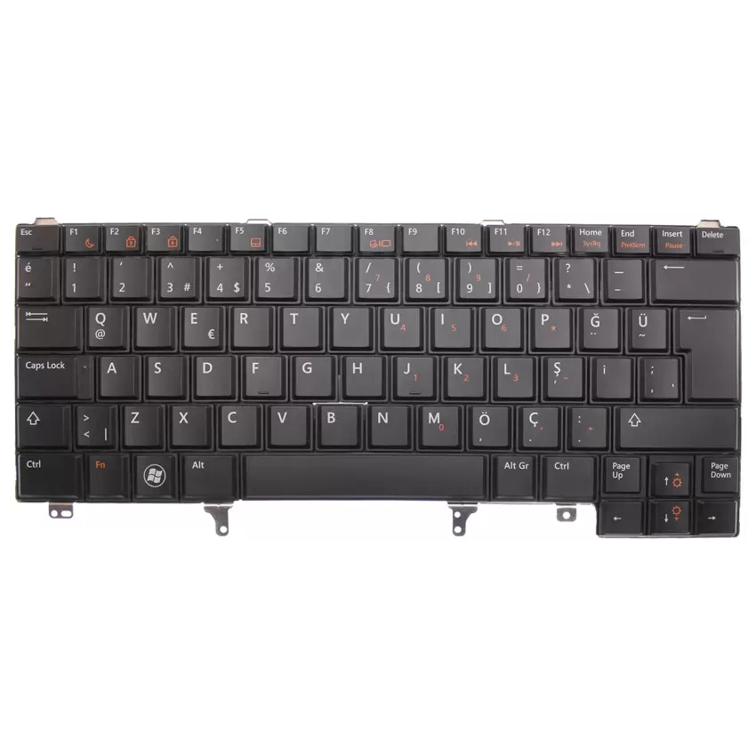 Dell Latitude E6420 XFR Uyumlu Notebook Klavye (Siyah TR)