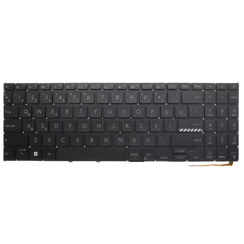 Asus Vivobook Go 15 E1504GA-NJ340 Klavye Işıklı (Siyah TR)