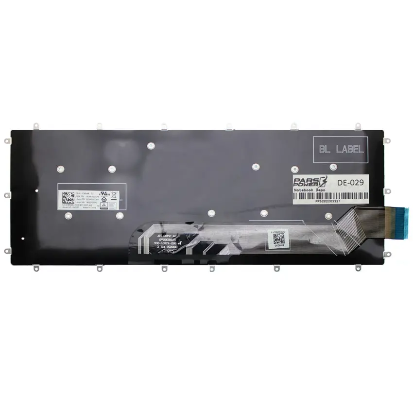 Dell Latitude 3379 2-in-1 Notebook Klavye (Siyah TR)
