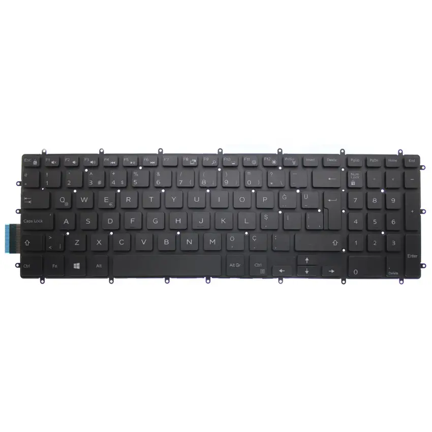 Dell Inspiron 15 7566-B6300W81C Notebook Klavye Işıklı (Siyah TR)