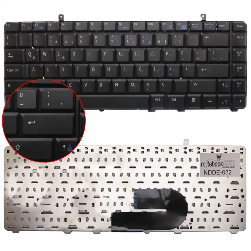 Dell OR817H, R811H, R818H Notebook Klavye (Siyah TR)