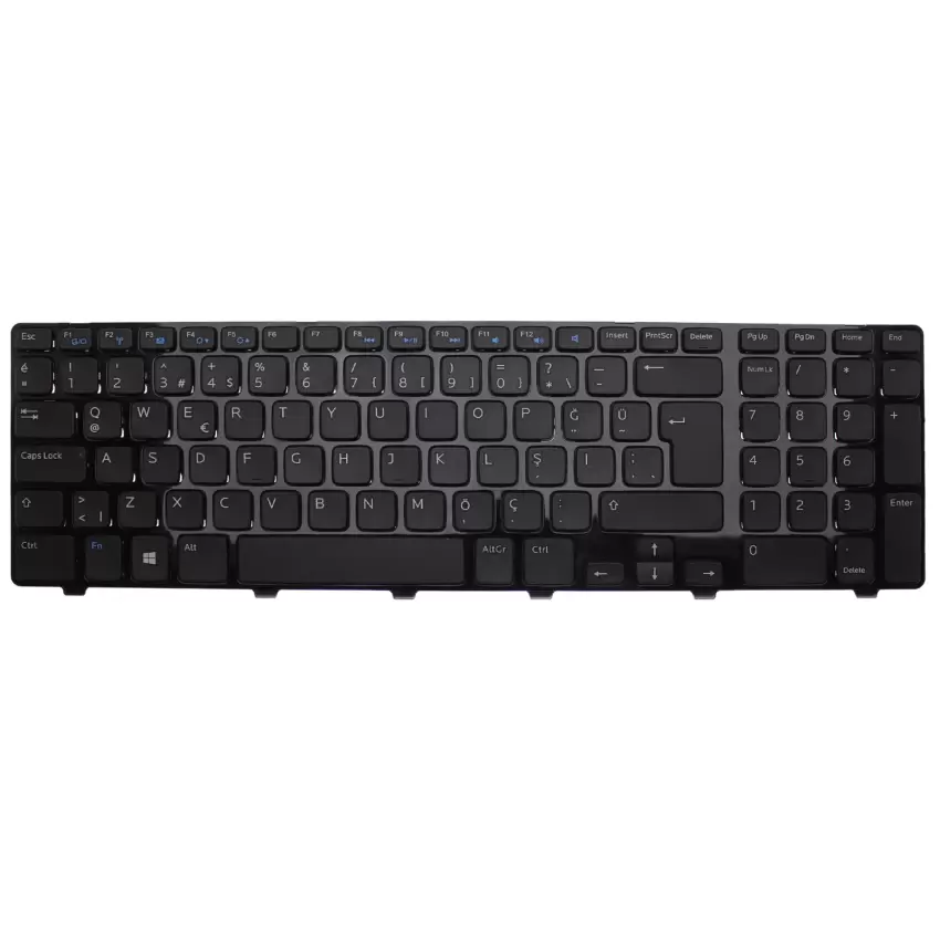 Dell NSK-DZASC, PK130T31A00, PK130T31B22 Notebook Klavye (Siyah TR)