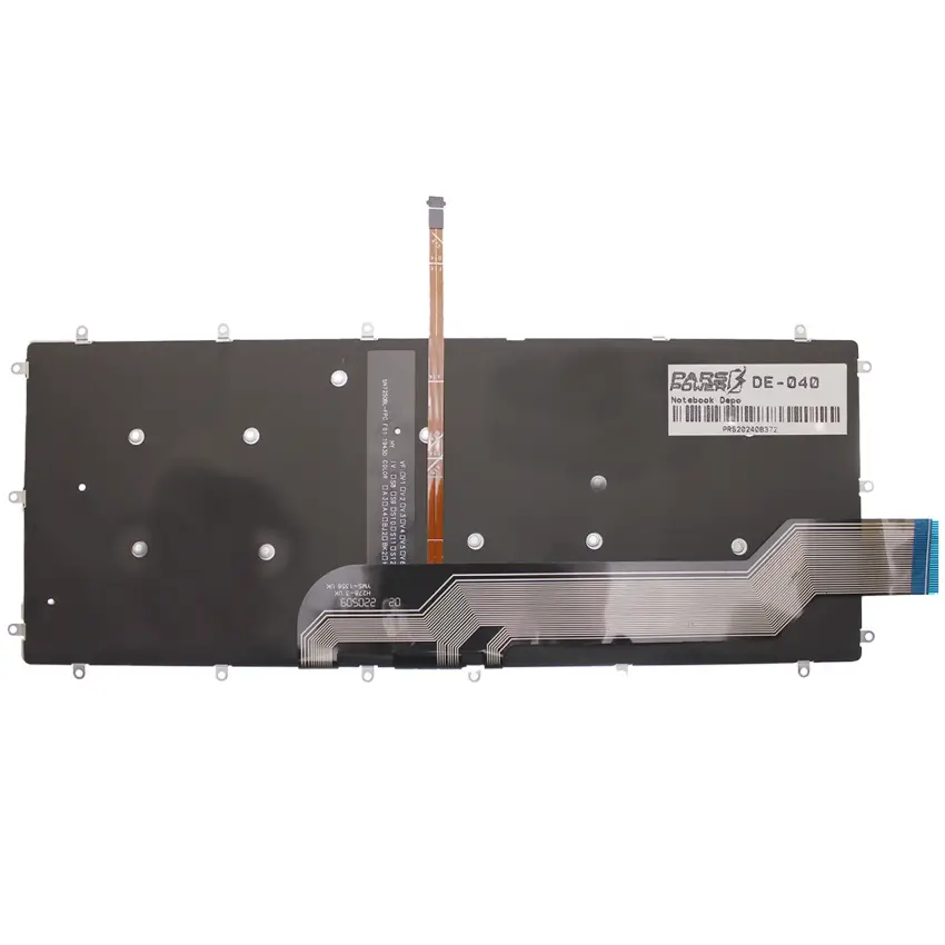 Dell Inspiron 5568 2-in-1 Notebook Klavye Işıklı (Siyah TR)