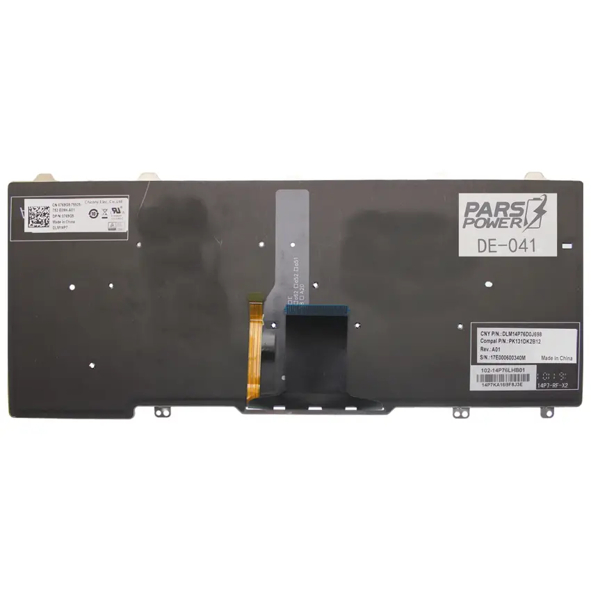 Dell Latitude XPS 08VRP9, 0F2TF5 Klavye Işıklı (Siyah TR)