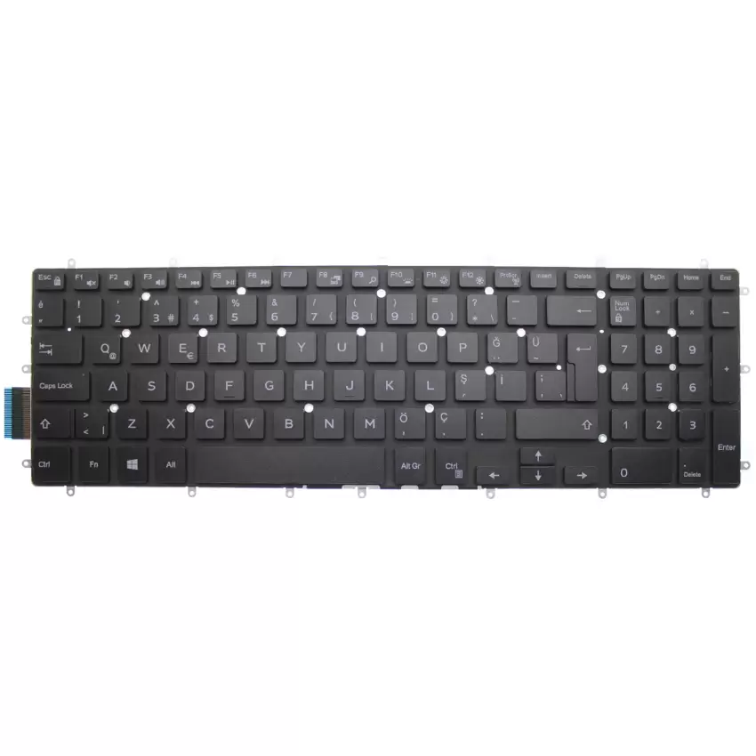 Dell Inspiron P65F, P66F, P72F, P75F Notebook Klavye (Siyah TR)
