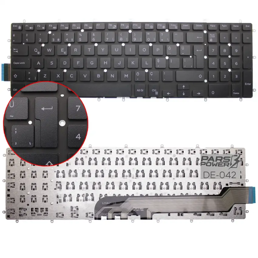 Dell Inspiron 5568-FHDG50F82N Notebook Klavye (Siyah TR)