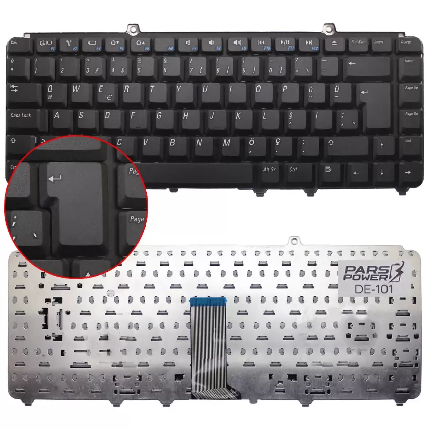 Dell NK750, NK762, NK764, NK844 Notebook Klavye (Siyah TR)