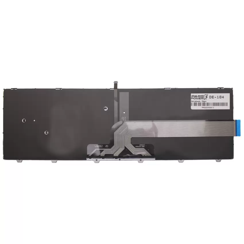 Dell SN8234, P39F, P40F Notebook Klavye Işıklı (Siyah TR)