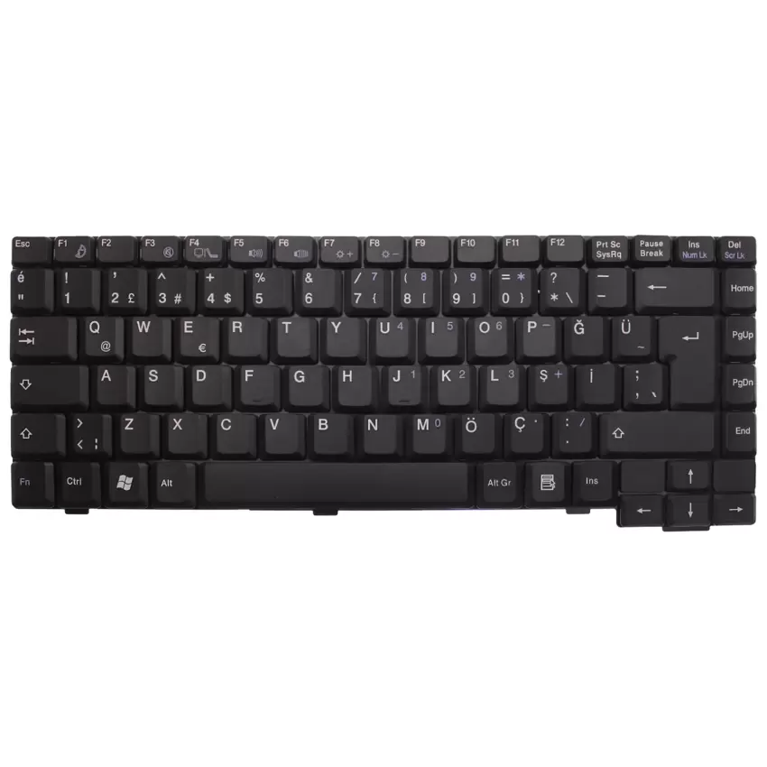 Fujitsu Siemens M1451G Notebook Klavye (Siyah TR)