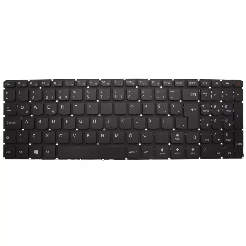 Lenovo V310 80T300T6TX, 80T300TETX Notebook Klavye (Siyah TR)