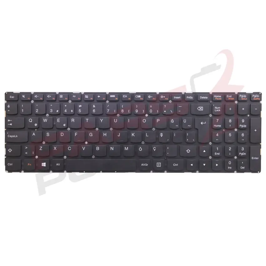 Lenovo 5CB0H91211, 5CB0H91243 Notebook Klavye (Siyah TR)