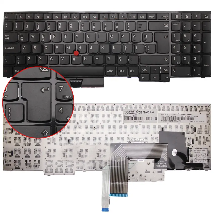 Lenovo IBM-044 Notebook Klavye (Siyah TR)