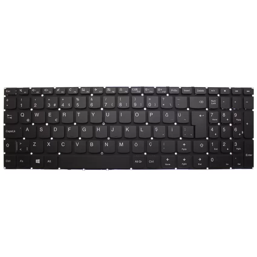 Lenovo V310 80T300T6TX, 80T300TETX Notebook Klavye (Siyah TR)