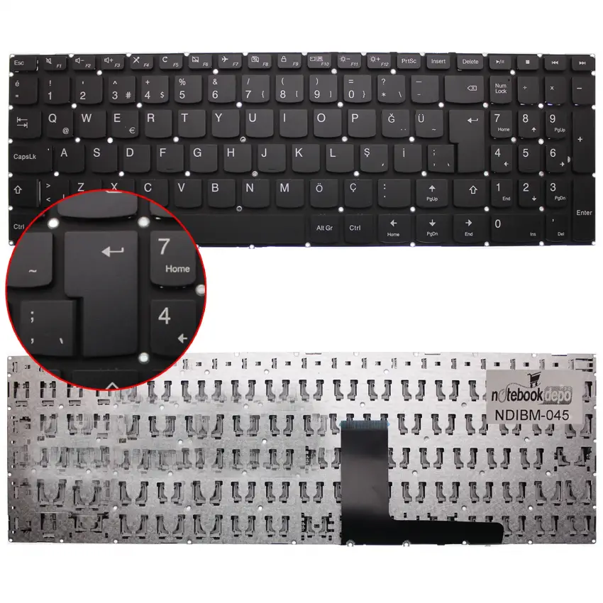 Lenovo IdeaPad 310-15IAP Notebook Klavye (Siyah TR)