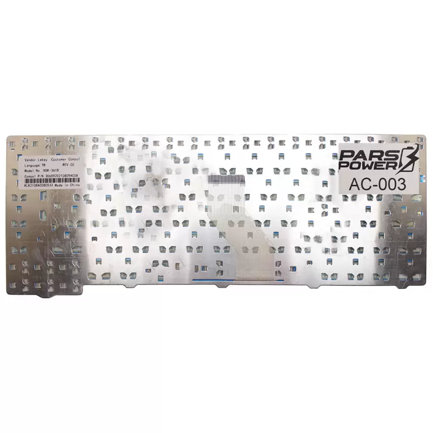 Acer NSK-H3E01, NSK-H3E0G, NSK-H3E0T Notebook Klavye (Gri TR)