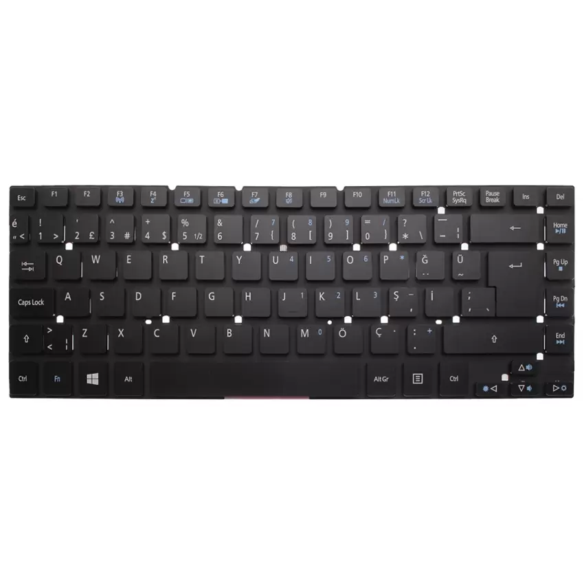 Packard Bell NS45, NS45HR, NV47 Notebook Klavye (Siyah TR)