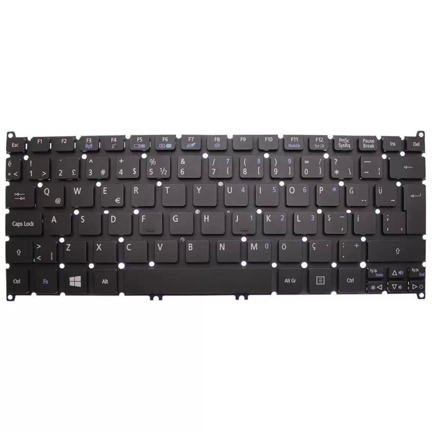 Acer V128230AK1, V128230AS1, V128230BK1 Notebook Klavye (Siyah TR)