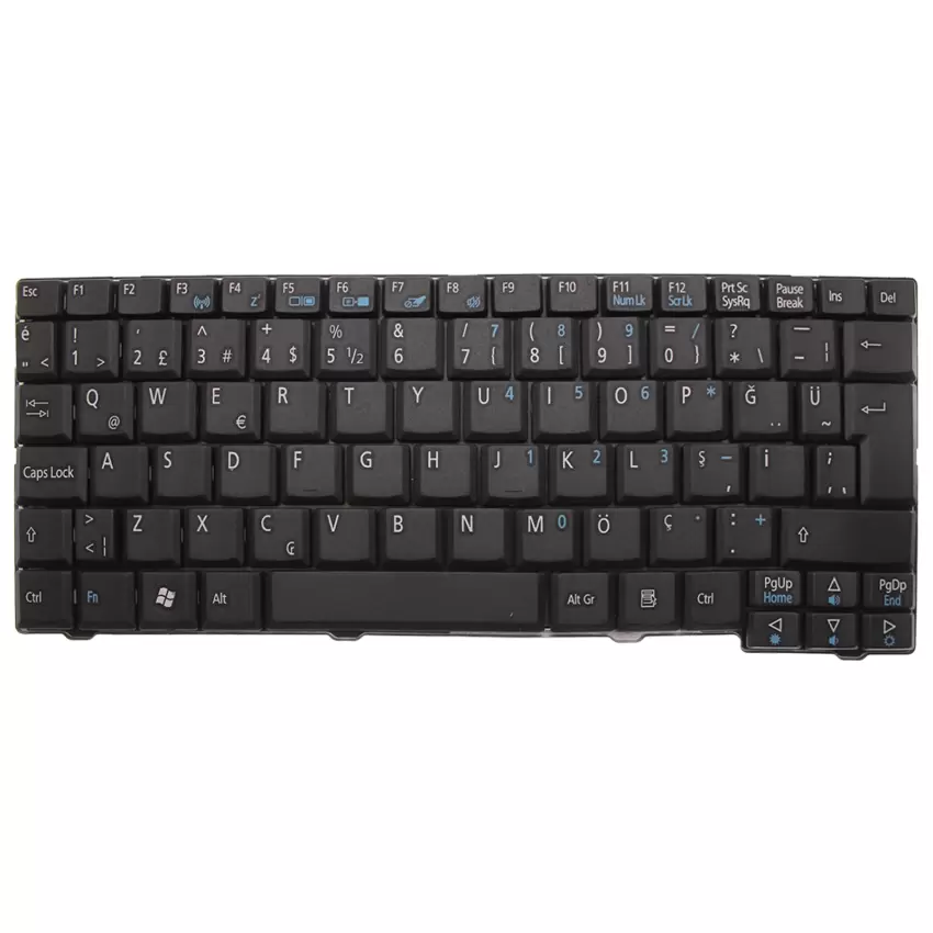 Acer 9J.N9482.03D Notebook Klavye (Siyah TR)