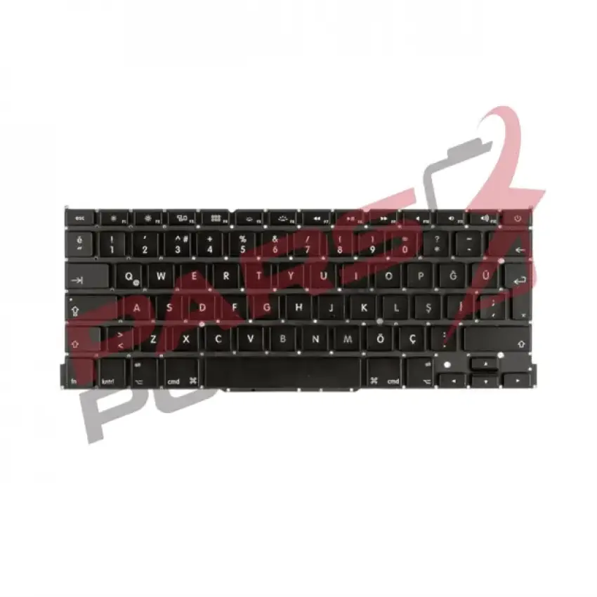 Apple A1502 Klavye (Siyah Tr)