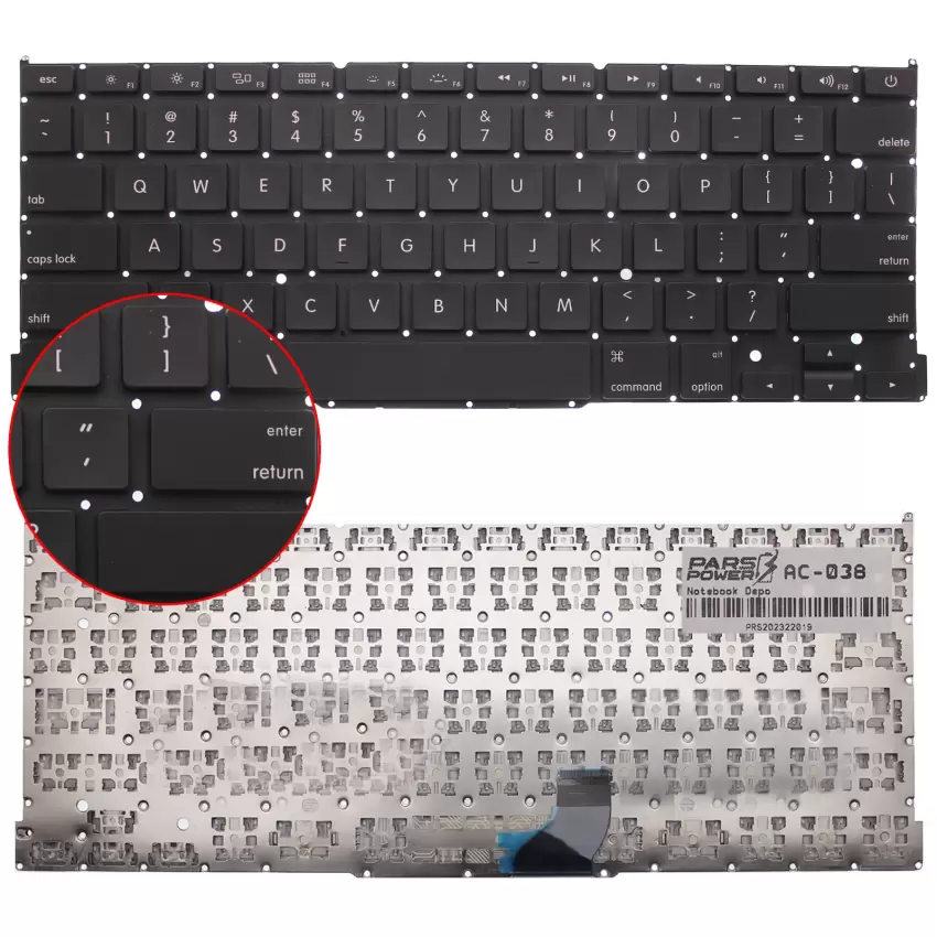 Apple ME864LL, ME866LL Klavye (Siyah Eng)