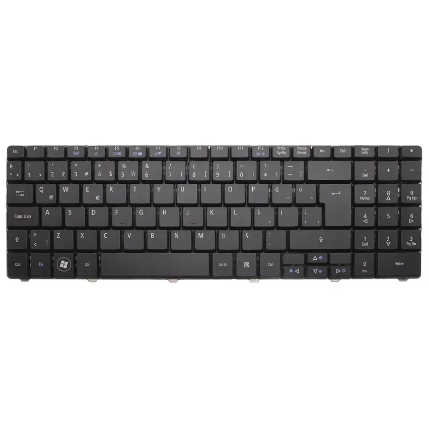 Acer Aspire 5241G, 5332Z, 5541G, 5732Z Notebook Klavye (Siyah TR)