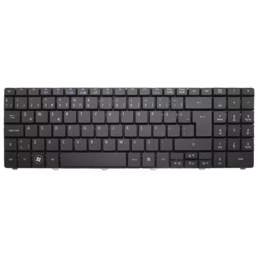 Grundig PBL20, SP15 Notebook Klavye (Siyah TR)