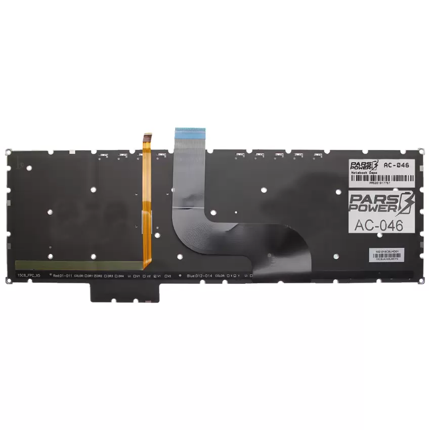 Acer Predator G9-793 Serisi Uyumlu Notebook Klavye Işıklı (Siyah TR)