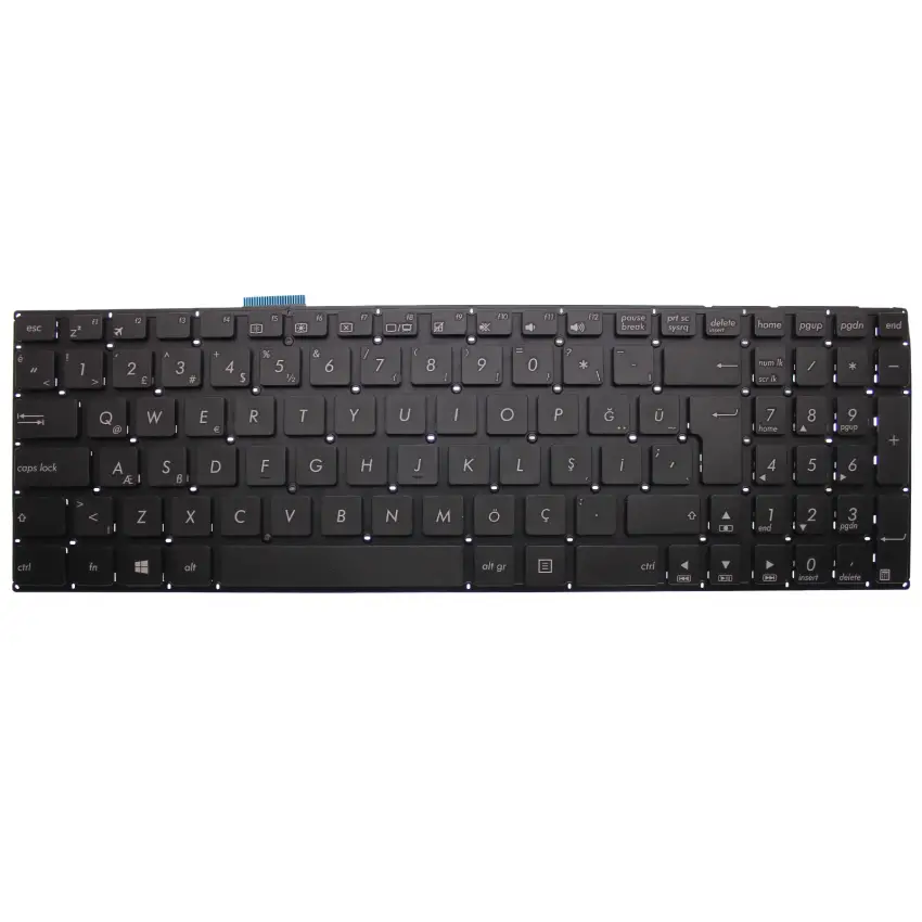 Asus 90NB0DI2-R31TU0 Klavye (Siyah TR)