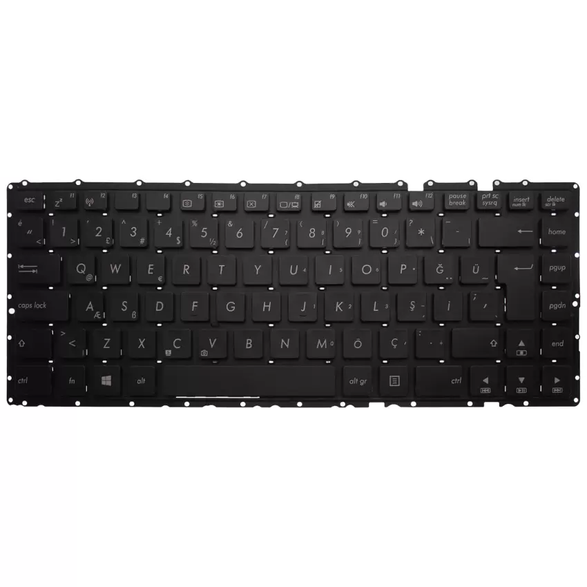 Asus K401UQ-FA177D Klavye (Siyah TR)