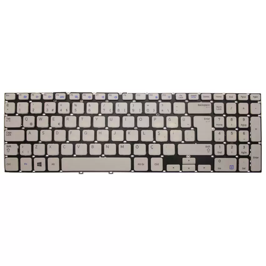 Samsung NP355V5C-S04TR, NP270E5E-X02TR Notebook Klavye (Beyaz TR)