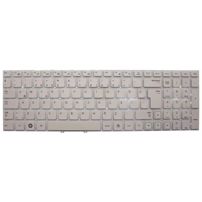 Samsung NP300E5C-U04TR, NP300E5C-U05TR Notebook Klavye (Beyaz TR)