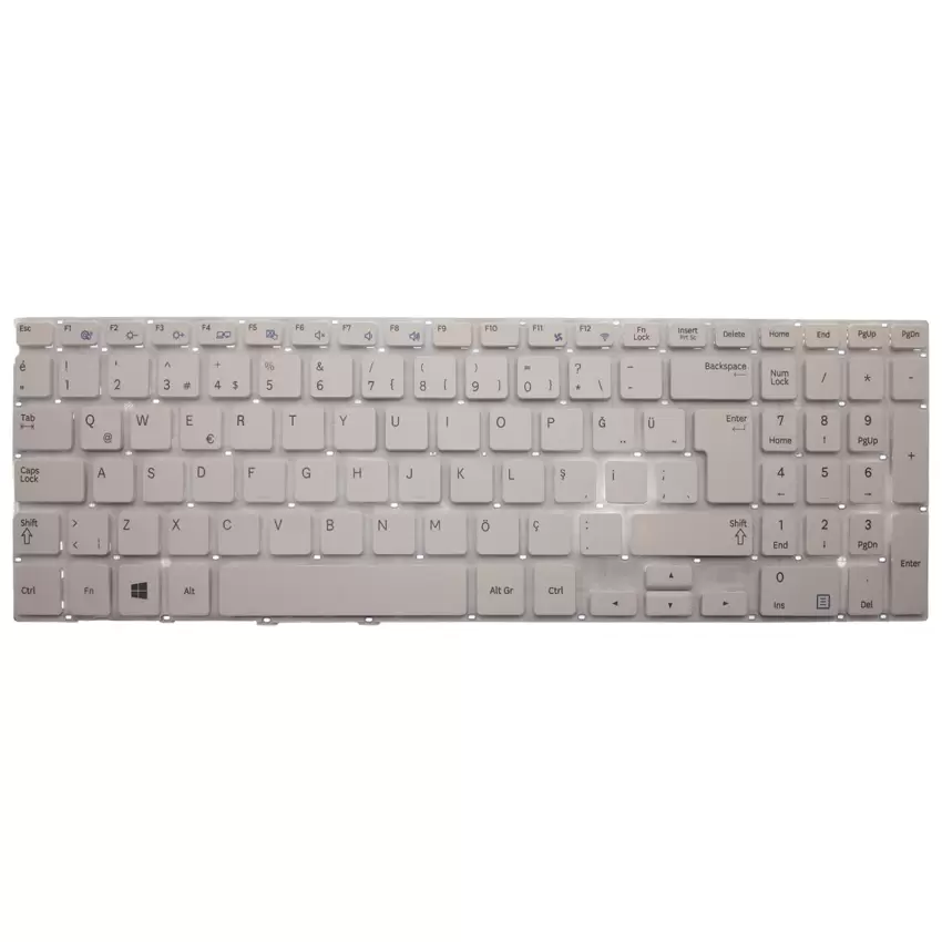 Samsung BA75-04345F, CNBA5903622F, SG-58700-28A Notebook Klavye (Beyaz TR)