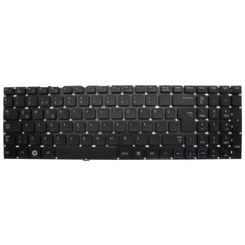 Samsung NP-RV511-S05TR, NP-RV520-A01TR Notebook Klavye (Siyah TR)