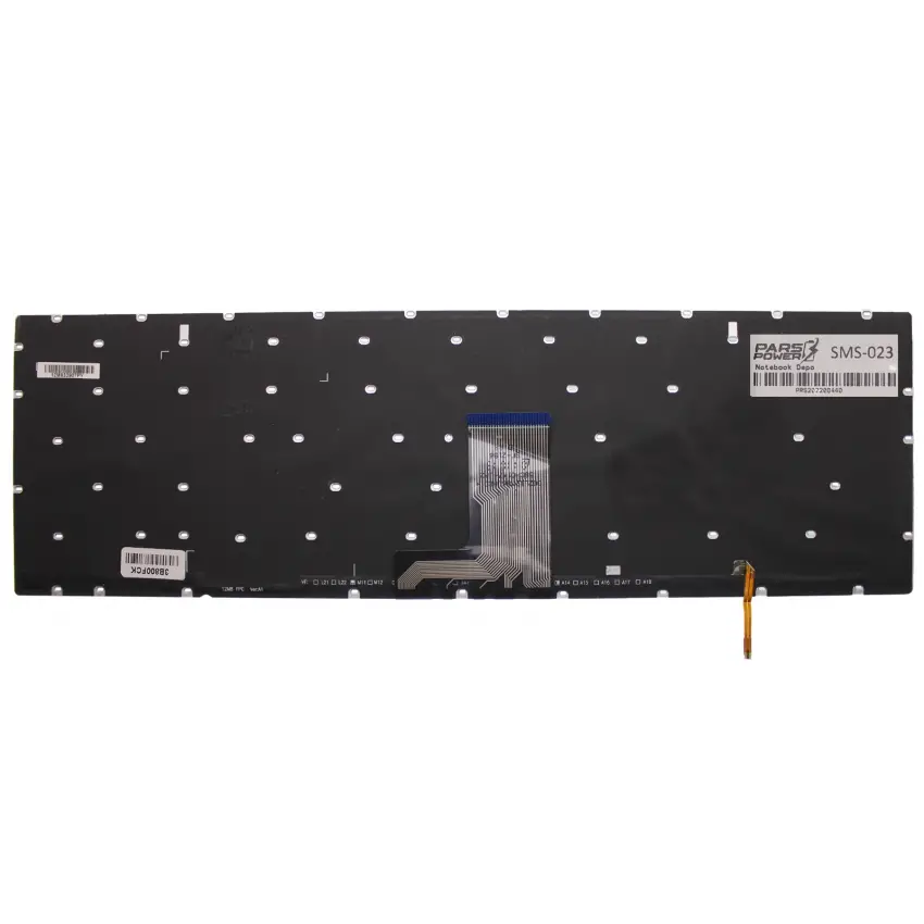 Samsung 870Z5E-X03TR Uyumlu Notebook Klavye (Gümüş Işıklı TR)