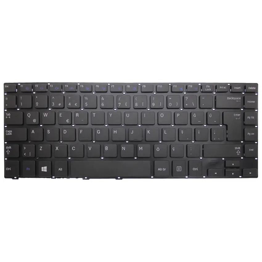 Samsung NP470R4E, NP530U4E, NP450R4Q Notebook Klavye (Siyah TR)
