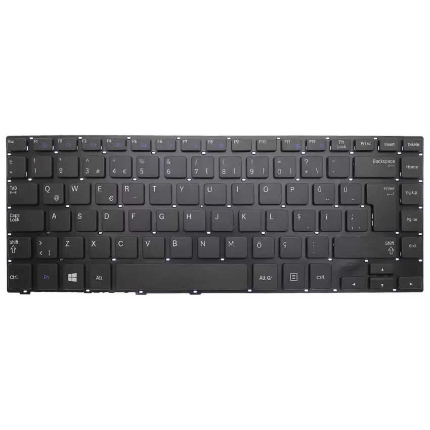 Samsung NP530U4E-S01TR, NP370R4E-S04AE Notebook Klavye (Siyah TR)