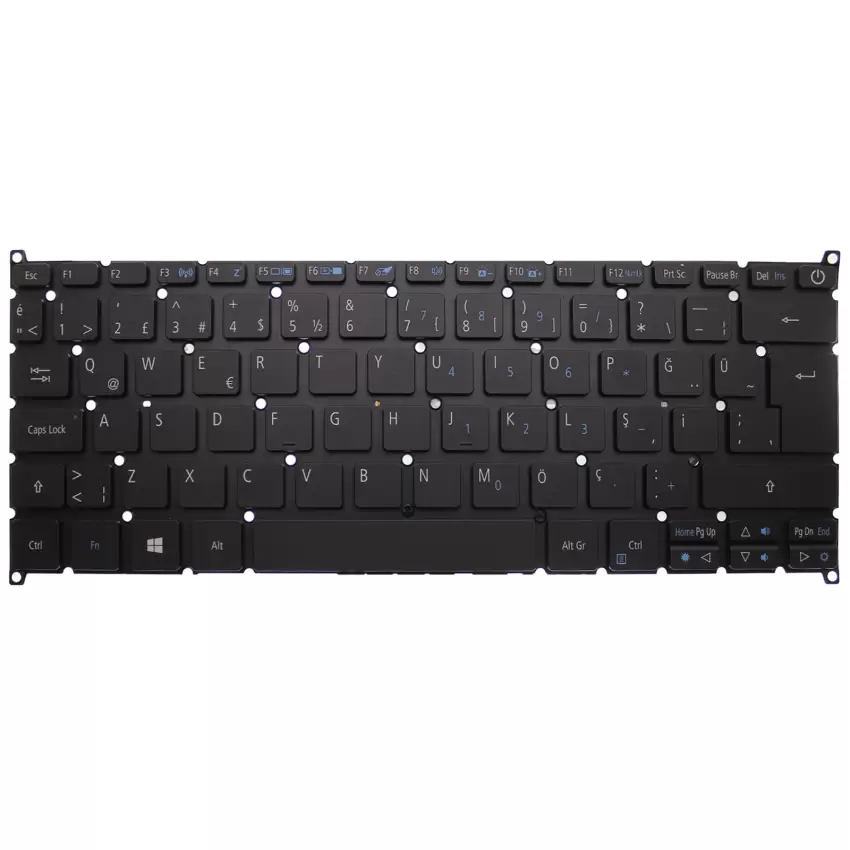 Acer Swift 1 SF113-31 N17P2 Klavye Işıklı (Siyah TR)