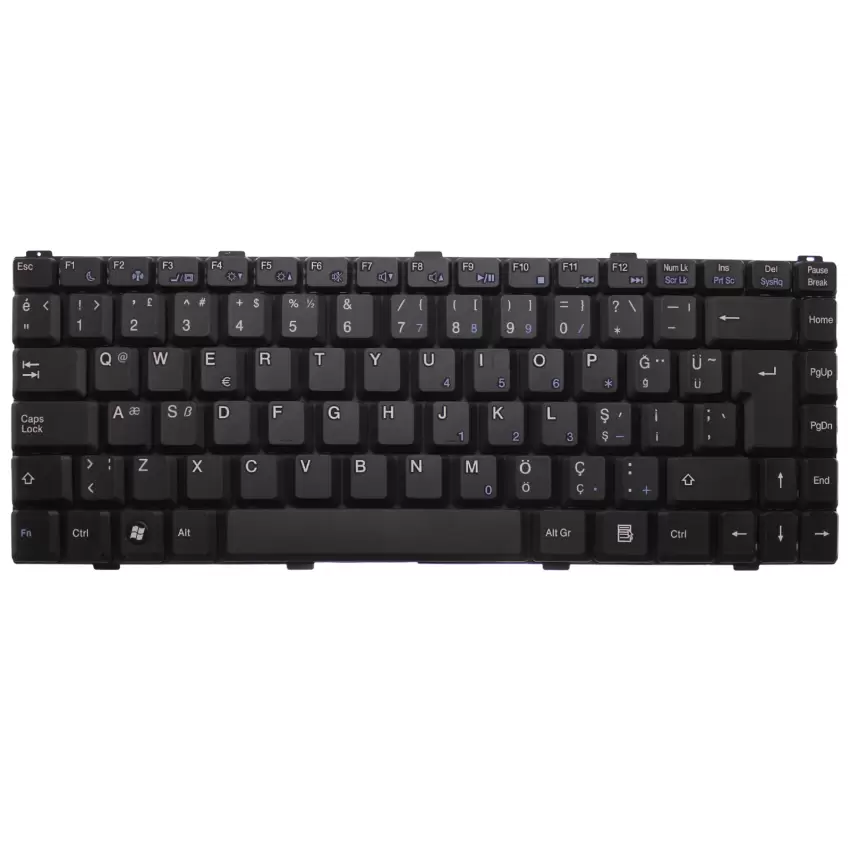 Arçelik ANB 576SR Notebook Klavye (Siyah TR)