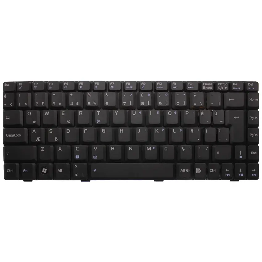 Asus 04GNER1KTU00-1, 04GNER1KUS00-1 Notebook Klavye (Siyah TR)