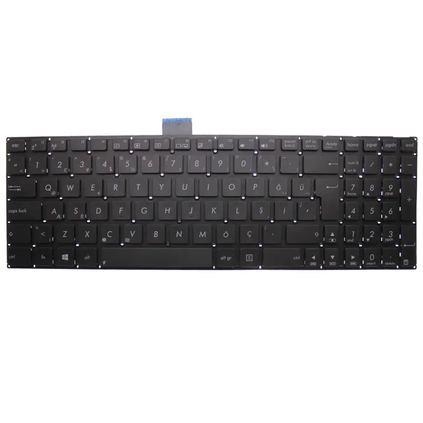 ASUS F502CA Notebook Klavye (Siyah TR)