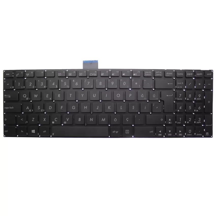 ASUS X502, X502C, X502CA Notebook Klavye (Siyah TR)