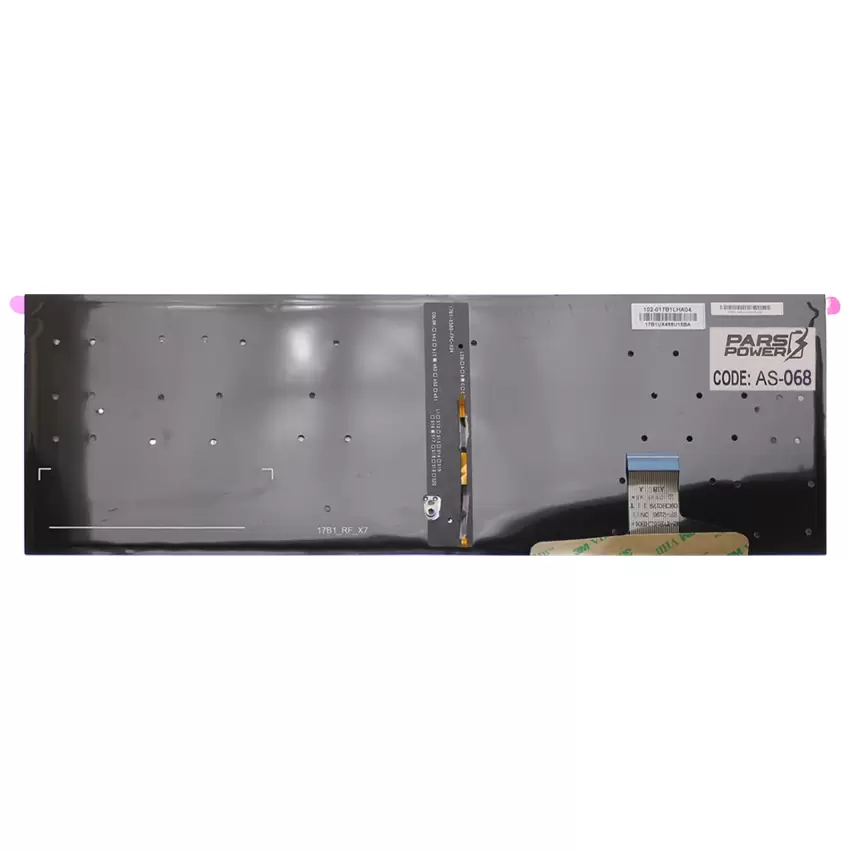 Asus VivoBook X580VN, X580GD, X580VD Klavye Işıklı (Siyah TR)
