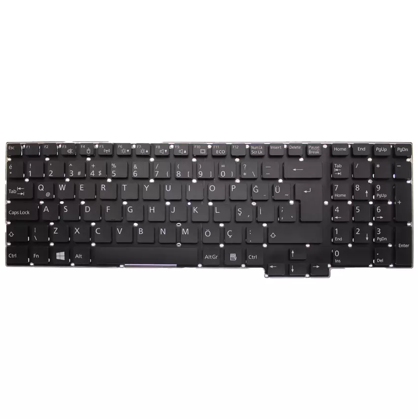 Fujitsu Siemens AH532-G21-703, CP569151-01 Notebook Klavye (Siyah TR)