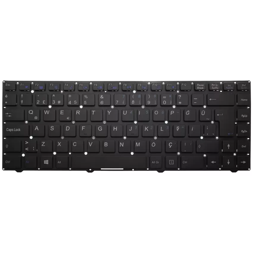 Exper 6-80-W5400-191-1 Notebook Klavye (Siyah TR)